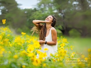 A peaceful moment of reflection and personal alignment during a life transition journey